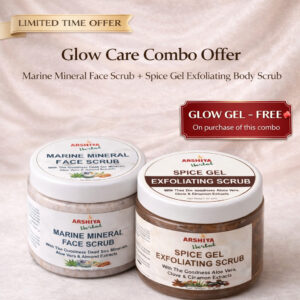 Marine minarel face scrub+Spice Gel Exfoliating body scrub=Glow Gel(free)